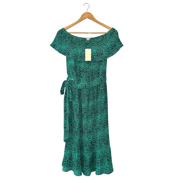 NEW Michael Kors Green Dress Medium - Picture 1 of 10